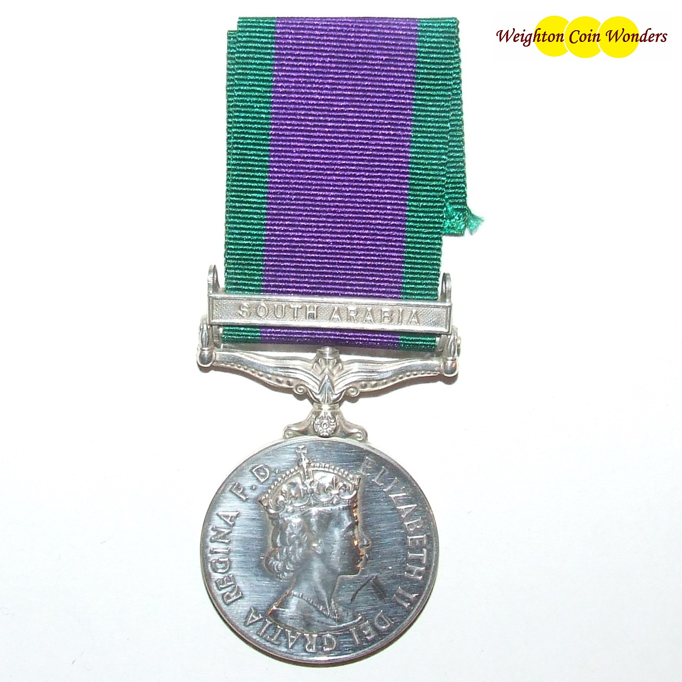 Campaign Service Medal - South Arabia Clasp - LAC. G M Lang